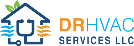 DR HVAC Services logo.